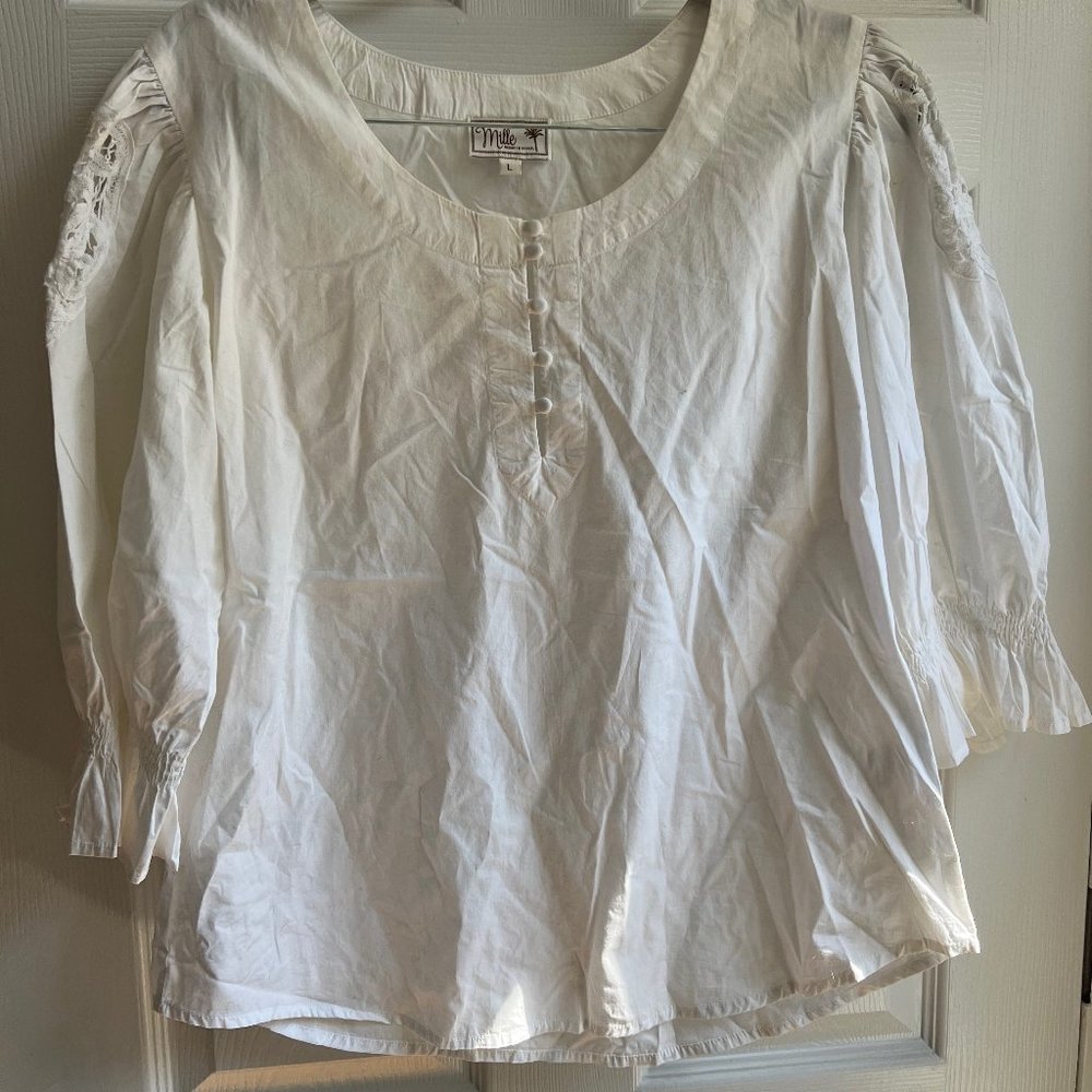 Never Worn - Mille White shirt - Size L